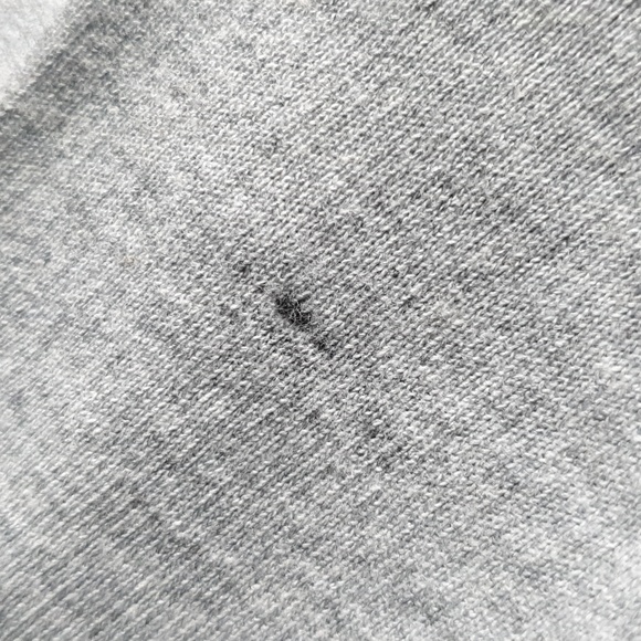 Champion Wm's Heather Grey French Terry Boatneck Sweatshirt Long Relaxed Fit MD - Picture 14 of 16